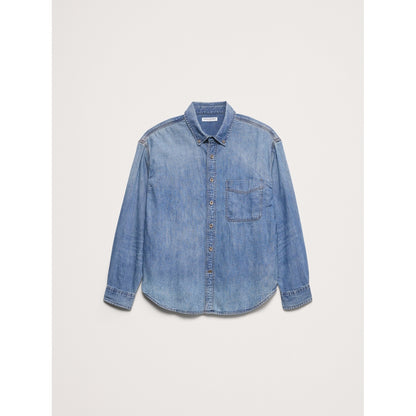 Men's Relaxed-Fit Denim Shirt