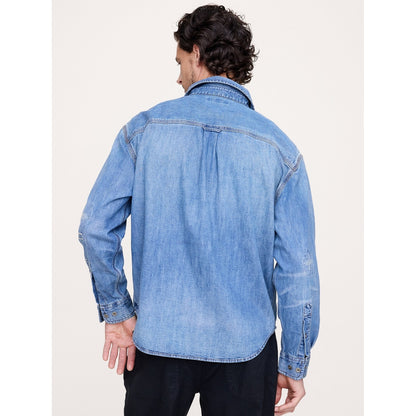 Men's Relaxed-Fit Denim Shirt