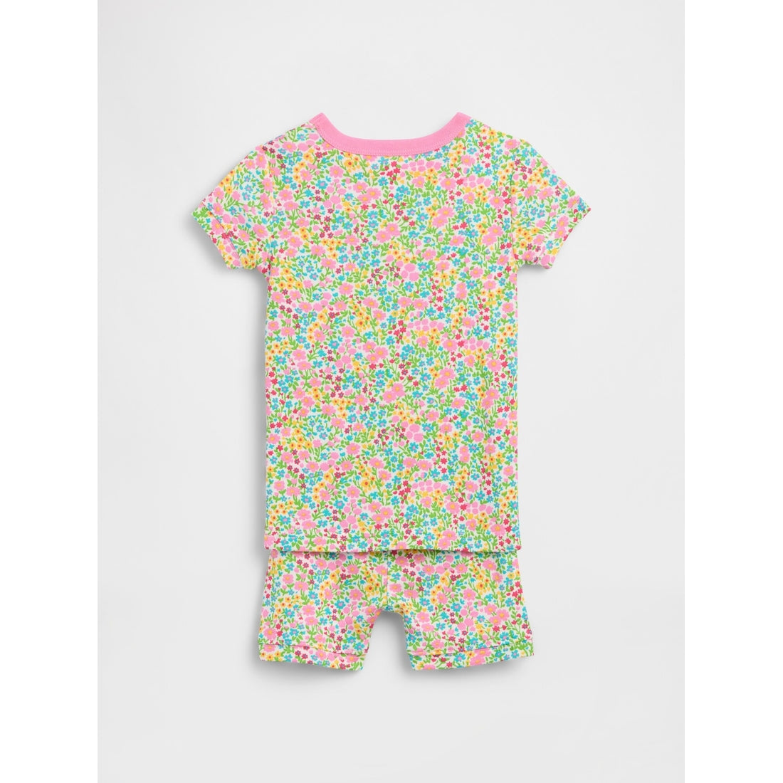 Toddler & Organic Brushed Cotton Floral Pj Short Set