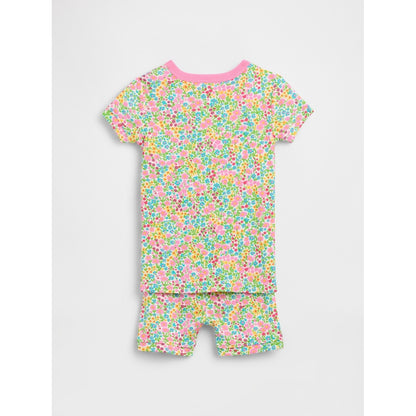 Toddler & Organic Brushed Cotton Floral Pj Short Set
