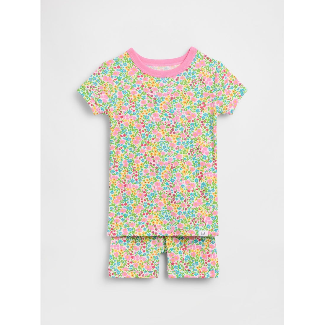 Toddler & Organic Brushed Cotton Floral Pj Short Set