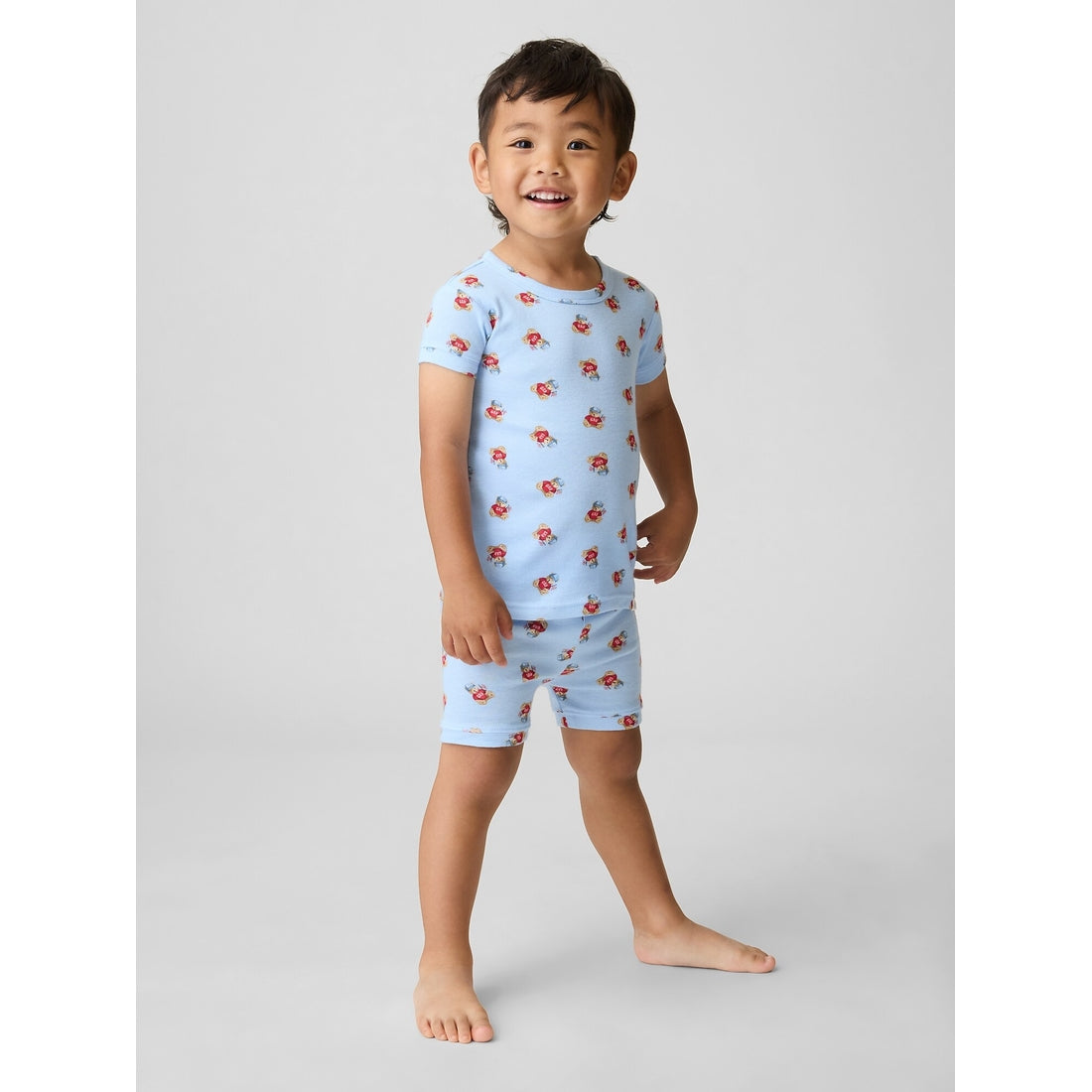 Toddler & Brannan Bear Organic Brushed Cotton Pj Short Set