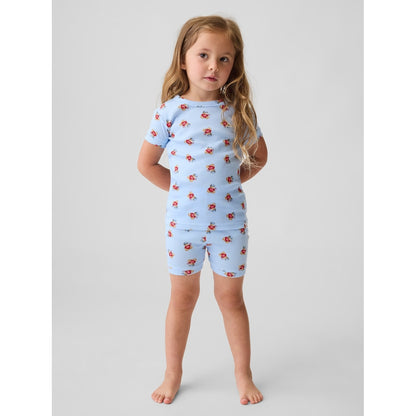 Toddler & Brannan Bear Organic Brushed Cotton Pj Short Set
