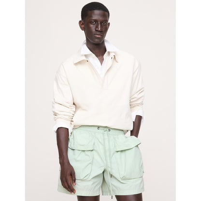 Men's 6" Nylon Multi-Pocket Pull-On Short