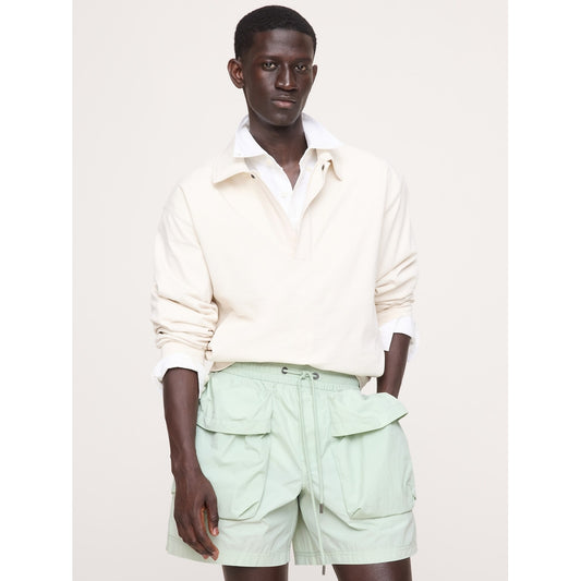 Men's 6" Nylon Multi-Pocket Pull-On Short