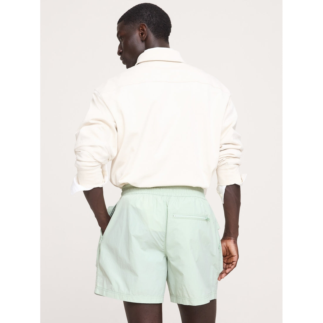 Men's 6" Nylon Multi-Pocket Pull-On Short