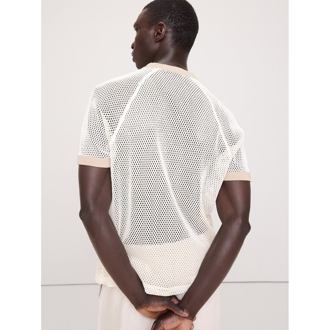 Men's Cotton Mesh T-Shirt