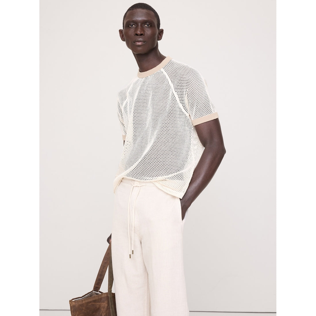 Men's Cotton Mesh T-Shirt