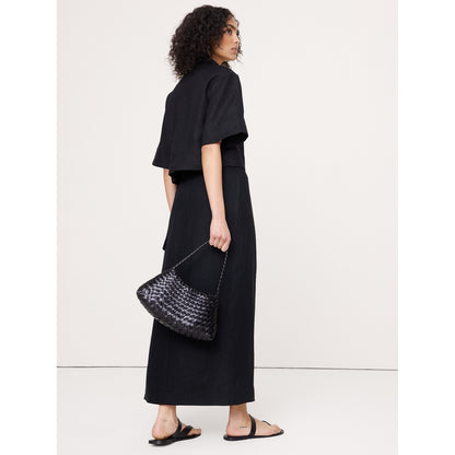 Women's Linen Wrap Maxi Skirt