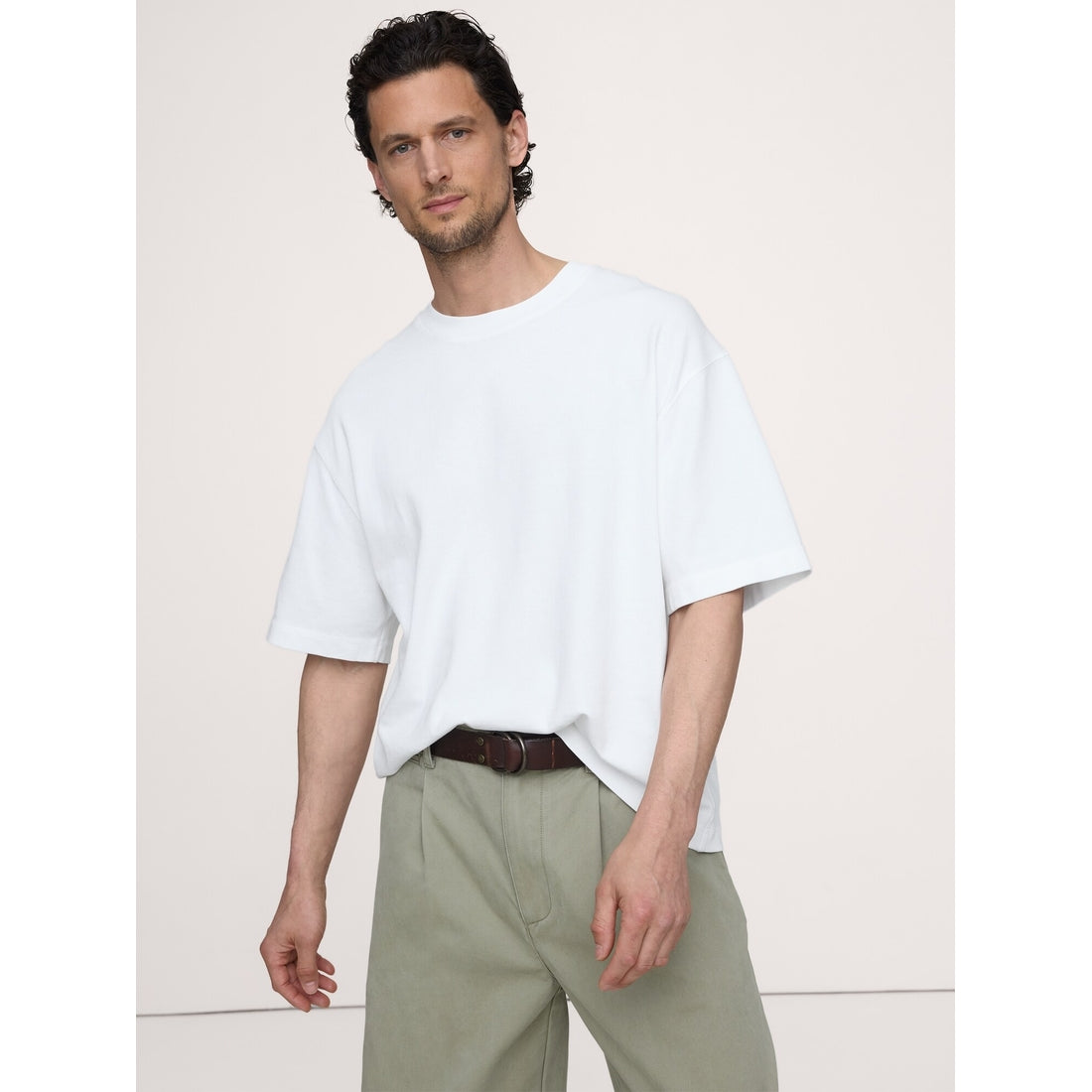Men's Sueded Cotton Boxy Tee