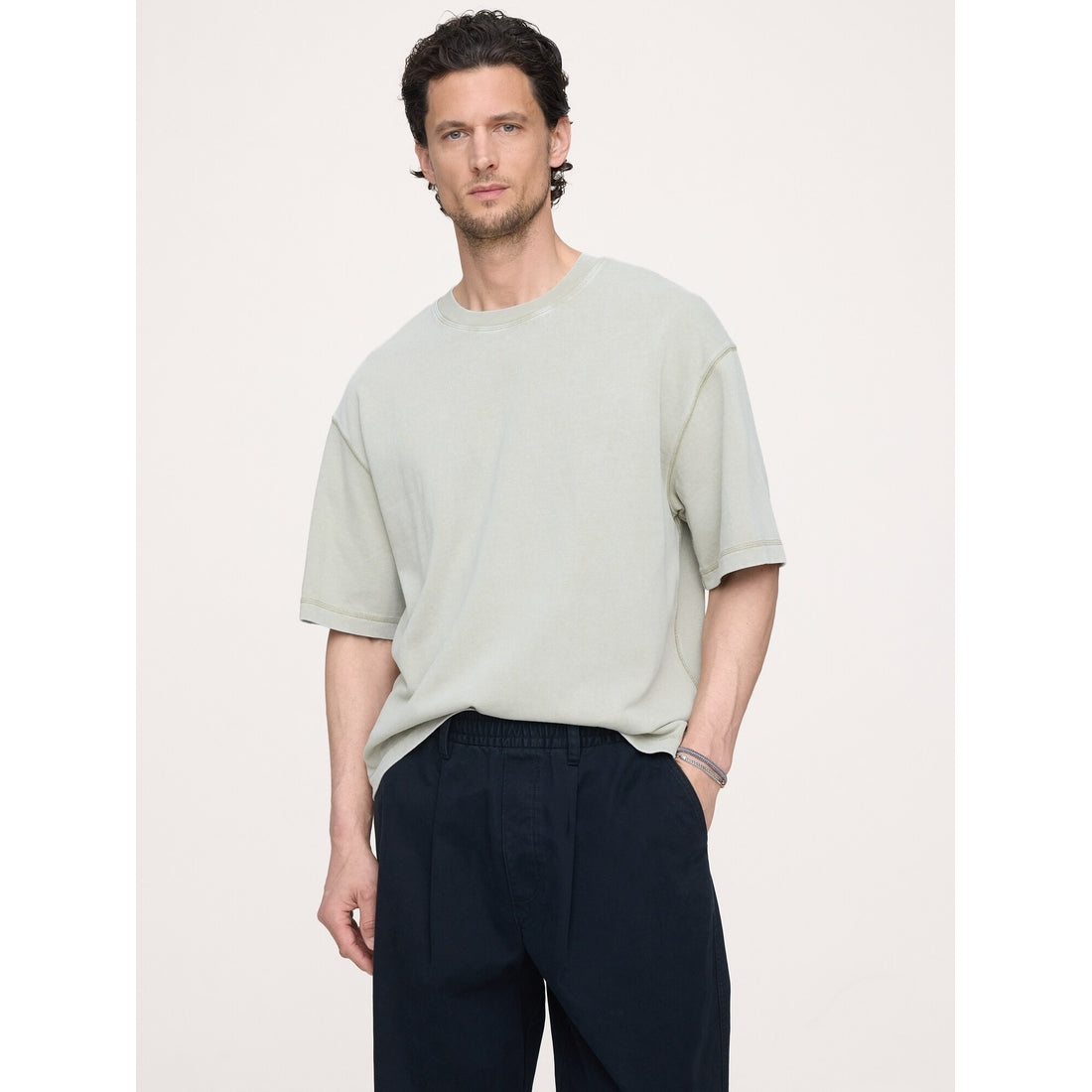 Men's Sueded Cotton Boxy Tee