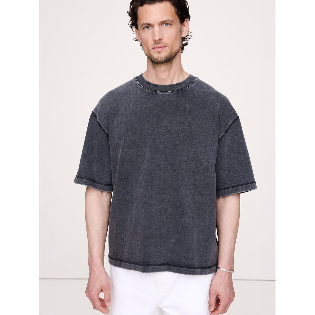 Men's Sueded Cotton Boxy Tee