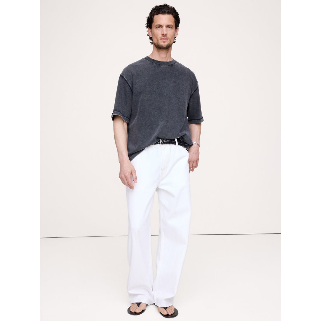 Men's Sueded Cotton Boxy Tee