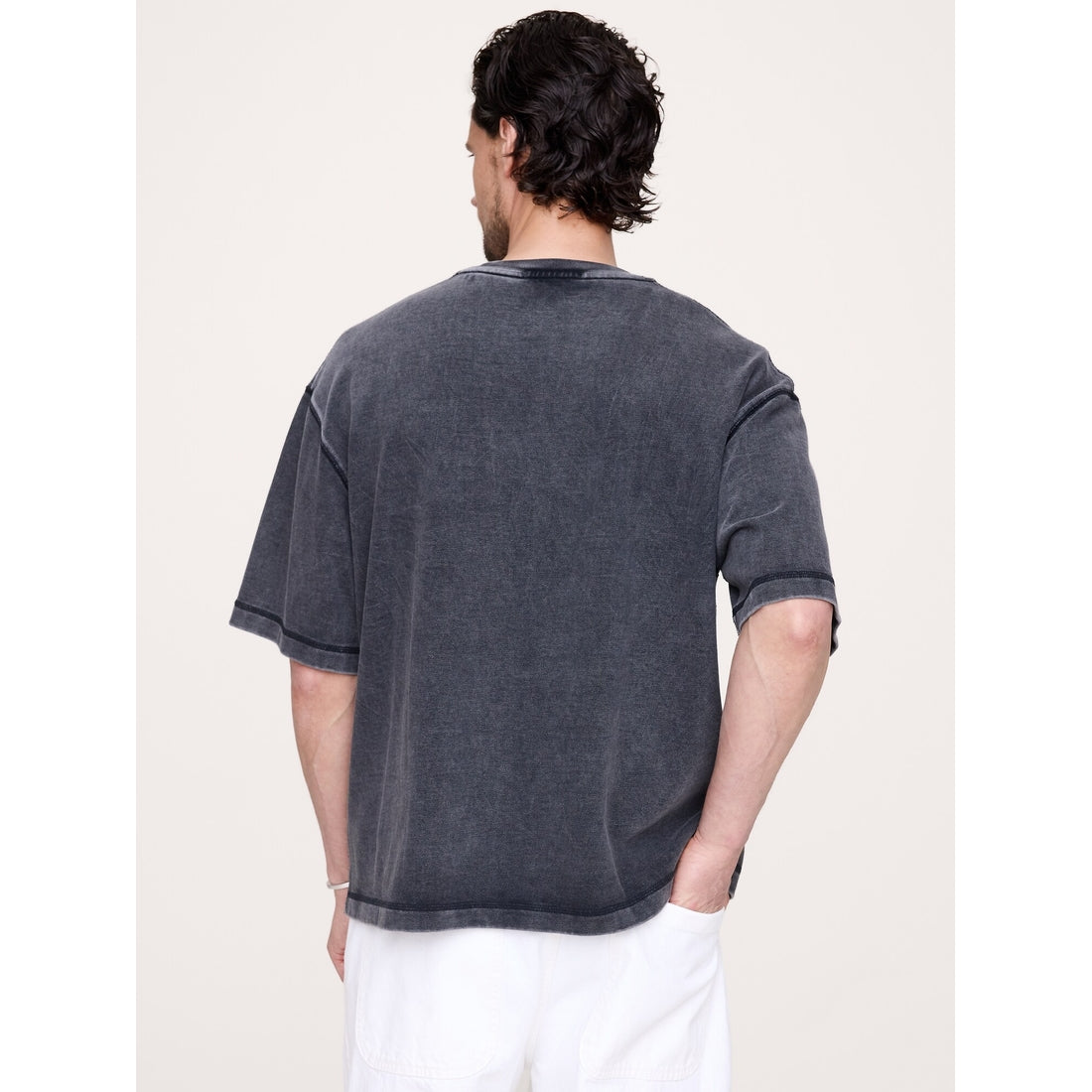 Men's Sueded Cotton Boxy Tee