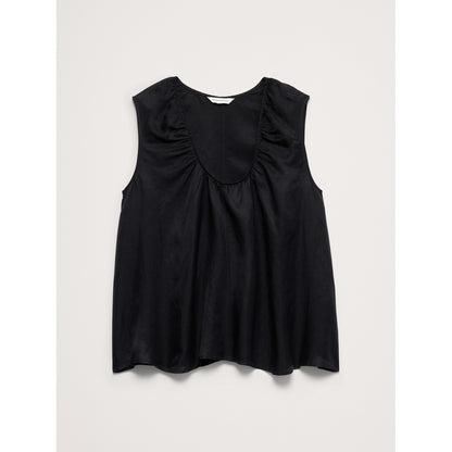Women's Viscose-Linen Scoop-Neck Tank