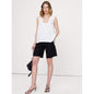 Women's Viscose-Linen Scoop-Neck Tank