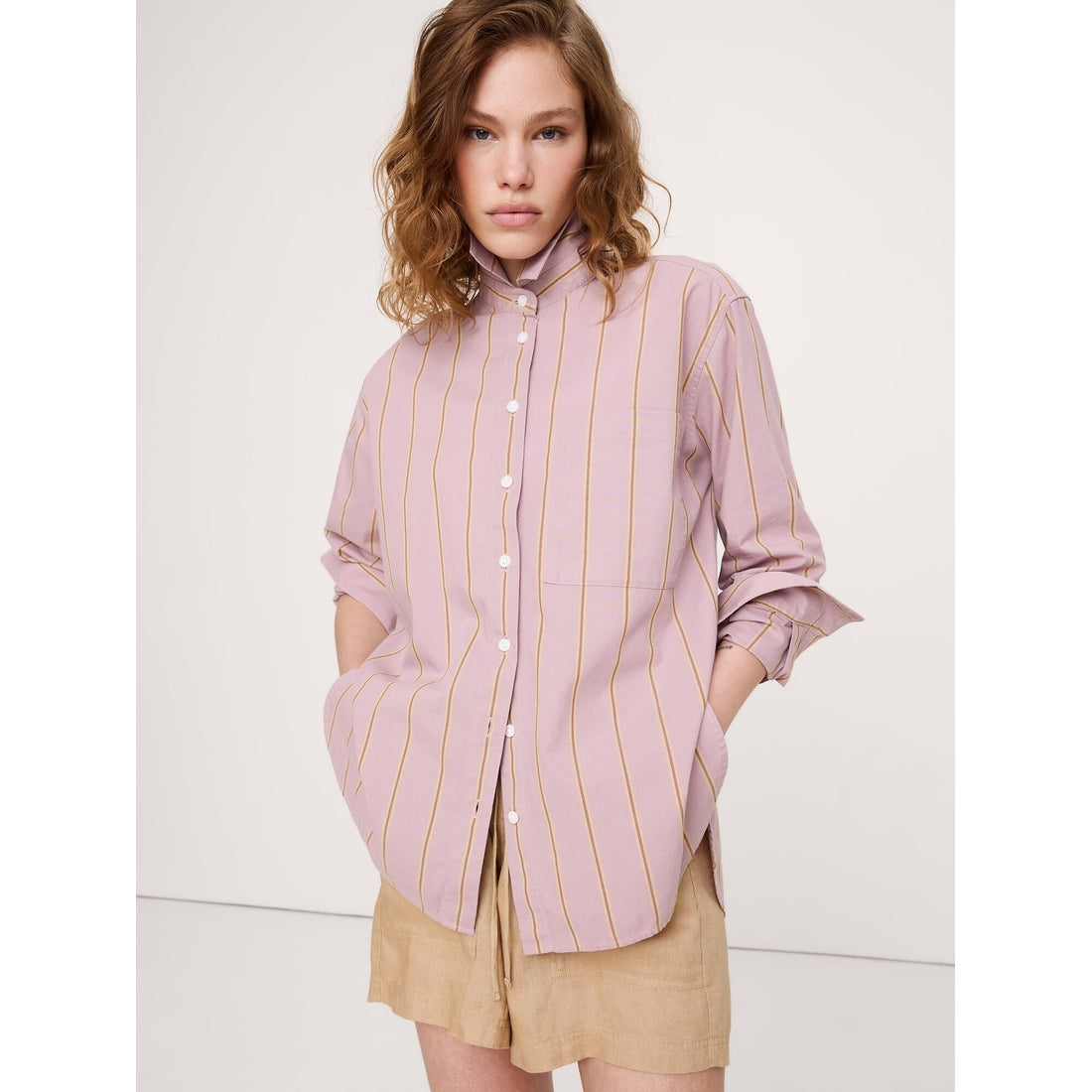 Women's The Oversized Shirt In Breezy-Cotton