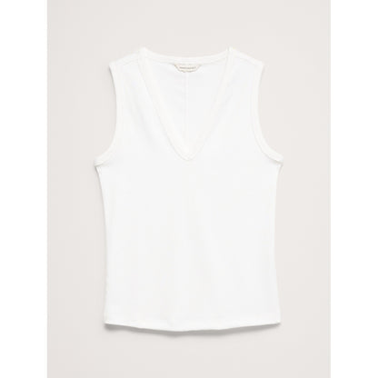 Women's Minimalist Cotton V-Neck Tank