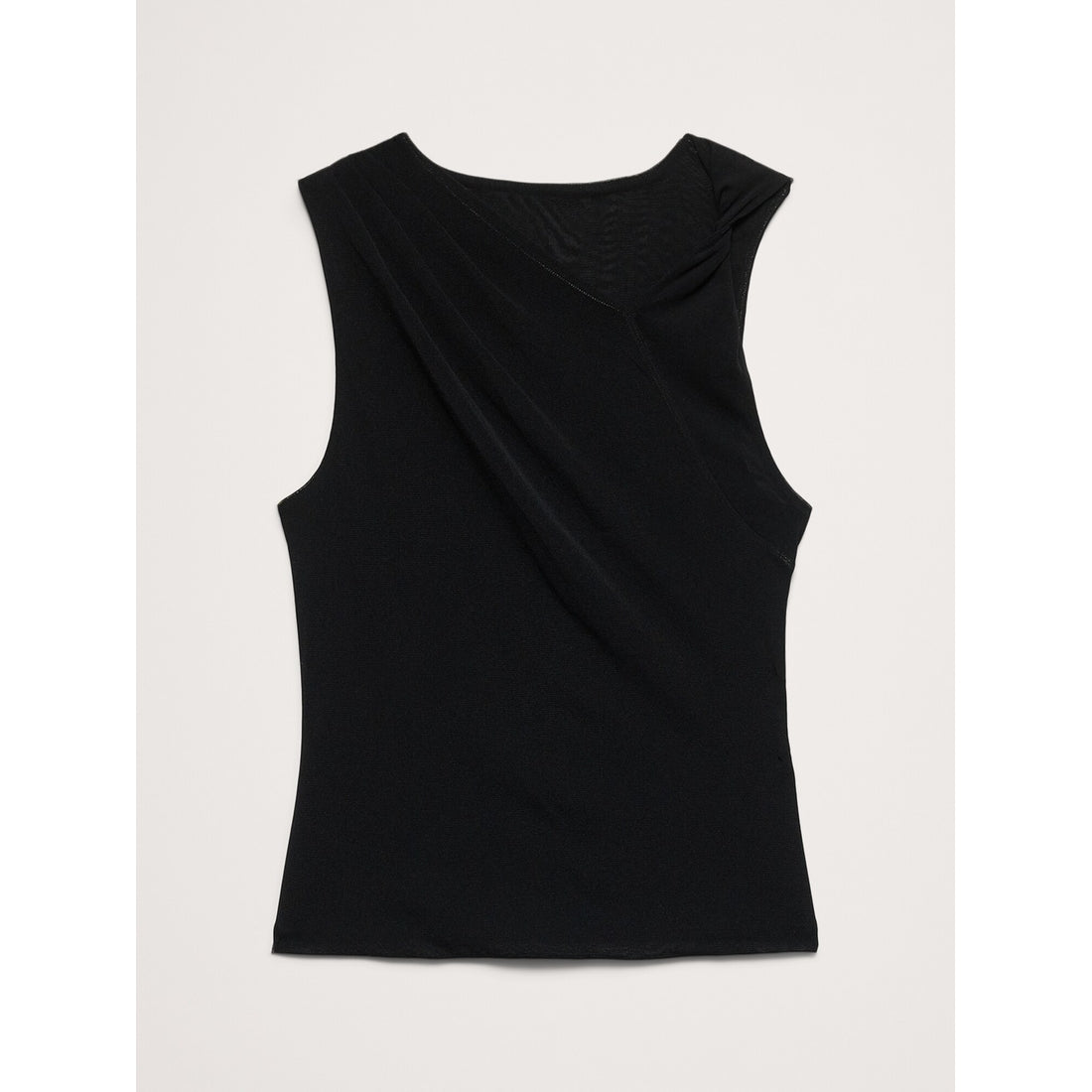 Women's Mesh Twisted-Shoulder Top