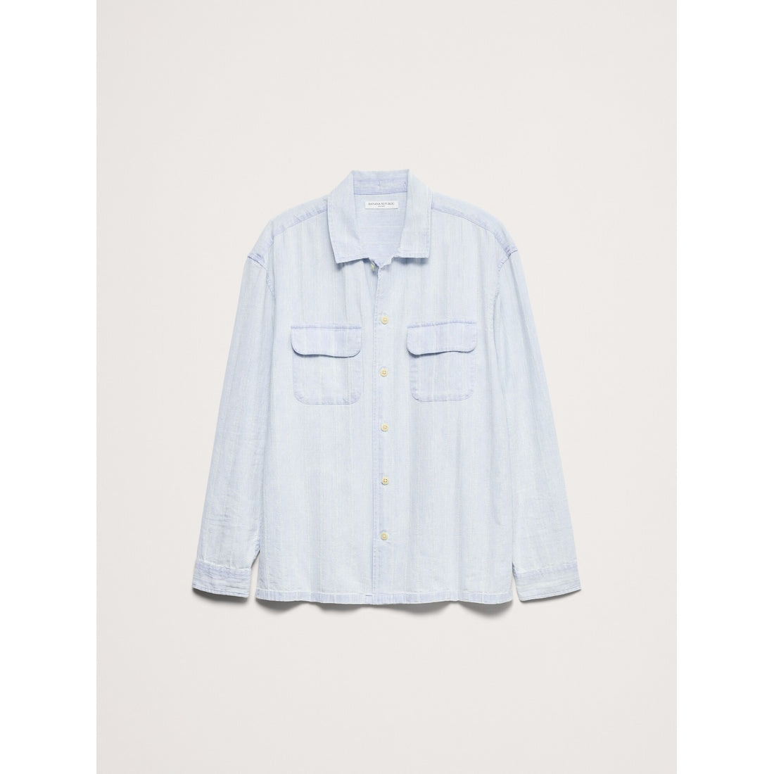 Men's Relaxed-Fit Denim Long-Sleeve Resort Shirt