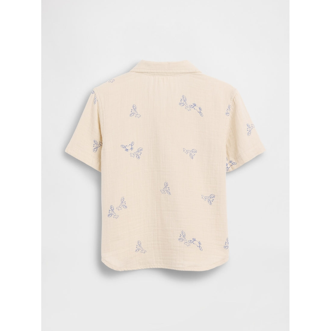 Toddler & Cotton Gauze Print Polo Shirt Shirt