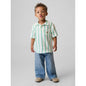 Toddler & Cotton Gauze Print Polo Shirt Shirt