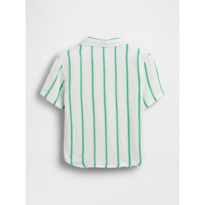 Toddler & Cotton Gauze Print Polo Shirt Shirt