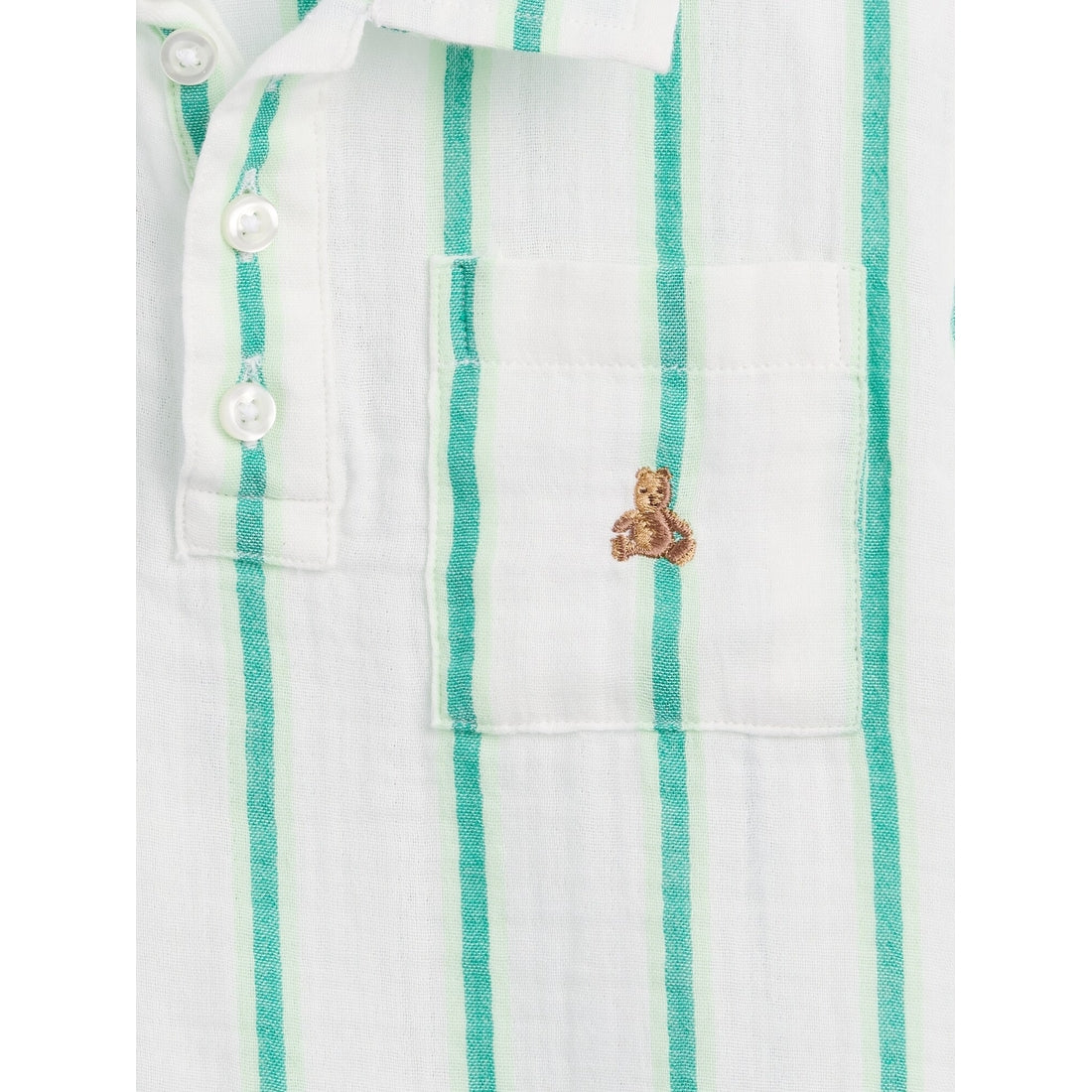 Toddler & Cotton Gauze Print Polo Shirt Shirt