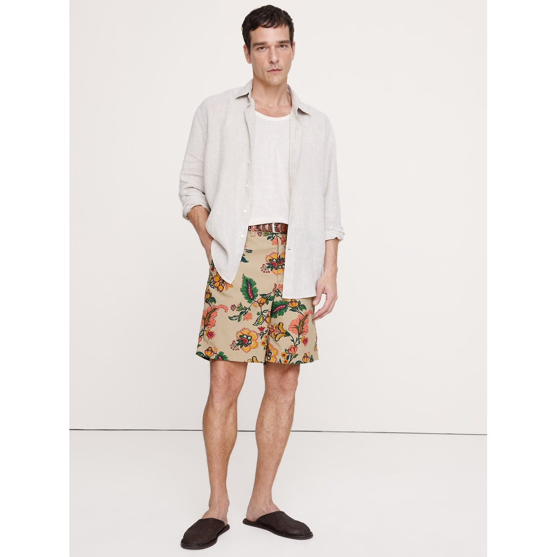 Men's 8" Floral Bermuda Short