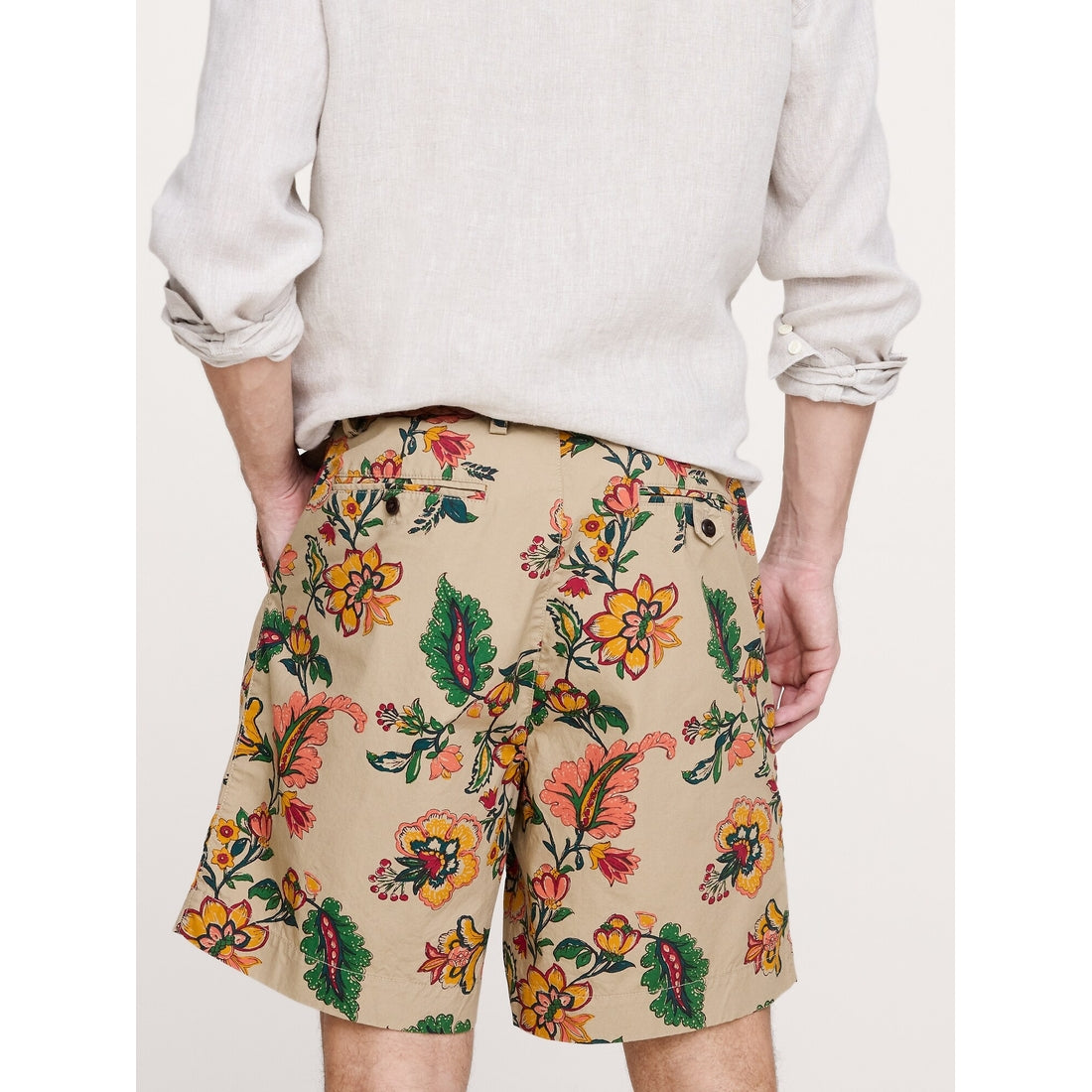 Men's 8" Floral Bermuda Short
