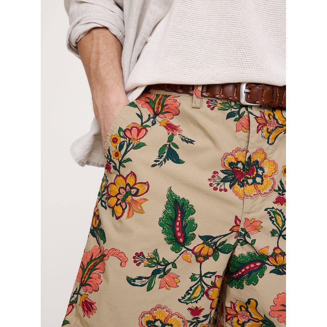 Men's 8" Floral Bermuda Short