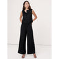 Women's High-Rise Wide-Leg Linen Pull-On Ankle Pant