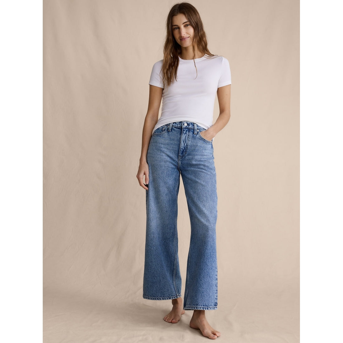 Women's The Icon Classic Wide-Leg Crop Jean