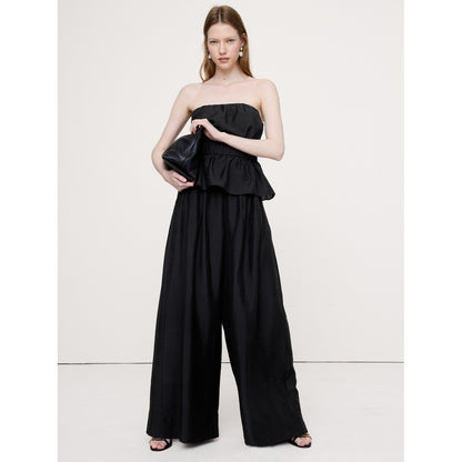 Women's High-Rise Wide-Leg Tencel™-Nylon Palazzo Pant