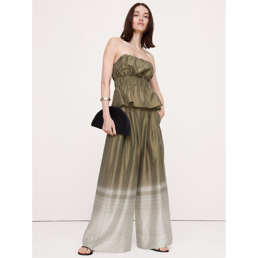 Women's High-Rise Wide-Leg Tencel™-Nylon Palazzo Pant