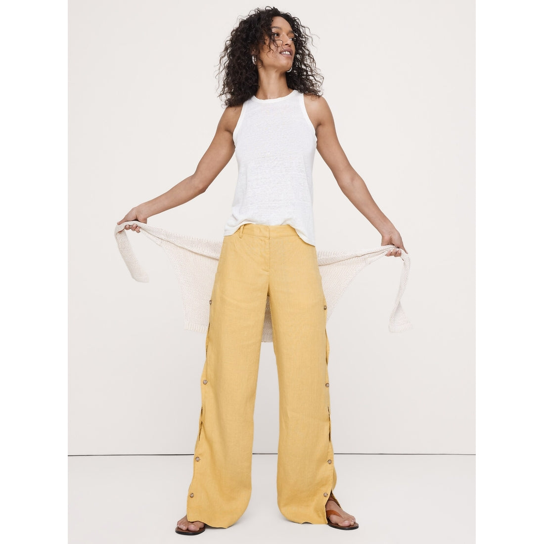 Women's The Everyday Wide-Leg Pant In Linen