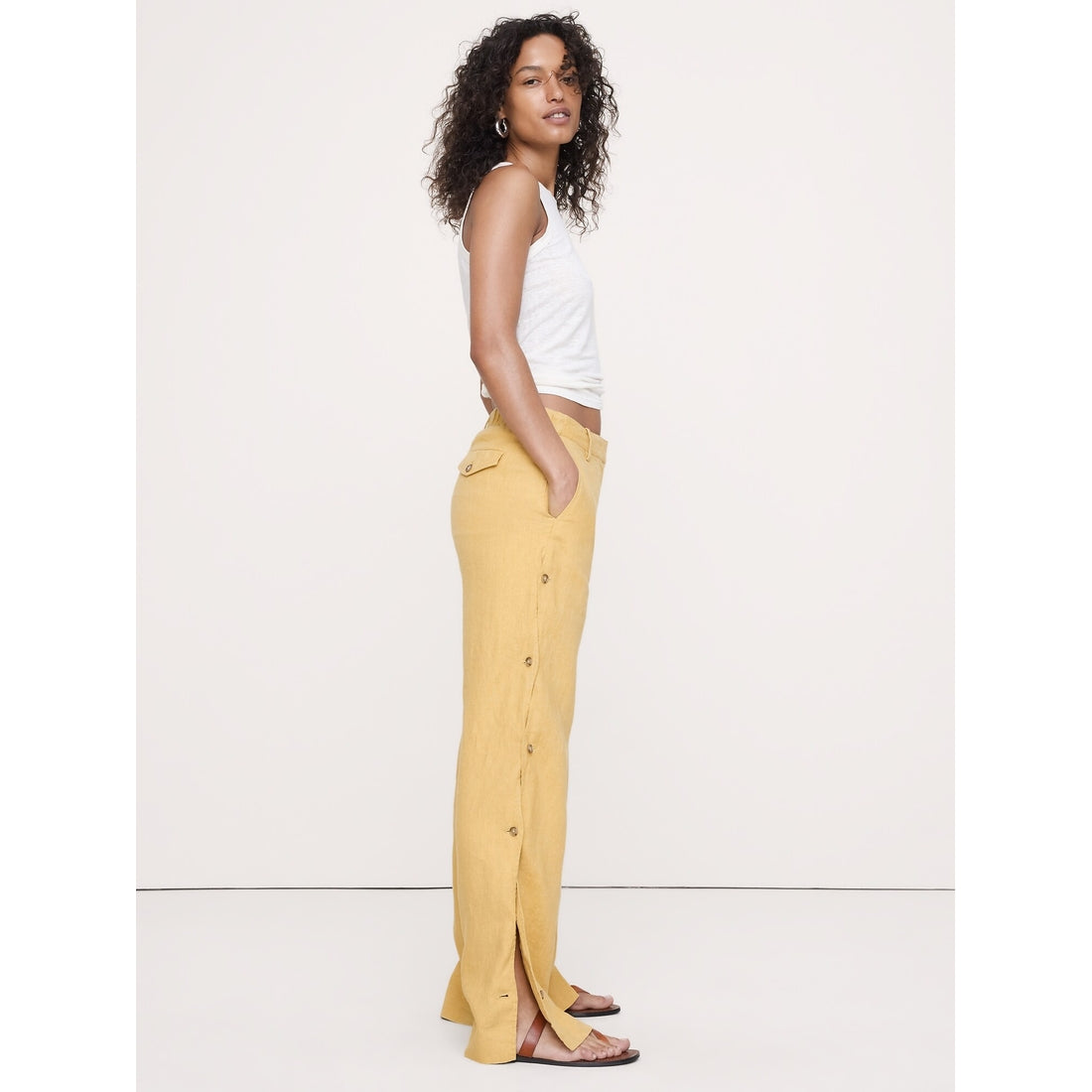Women's The Everyday Wide-Leg Pant In Linen