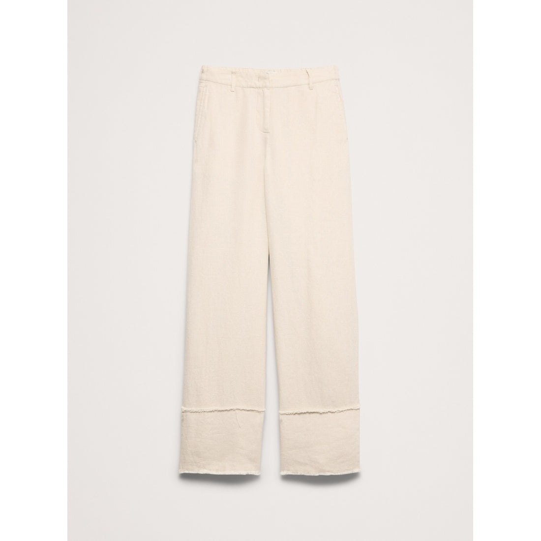 Women's The Everyday Wide-Leg Pant In Fringe-Hem Linen