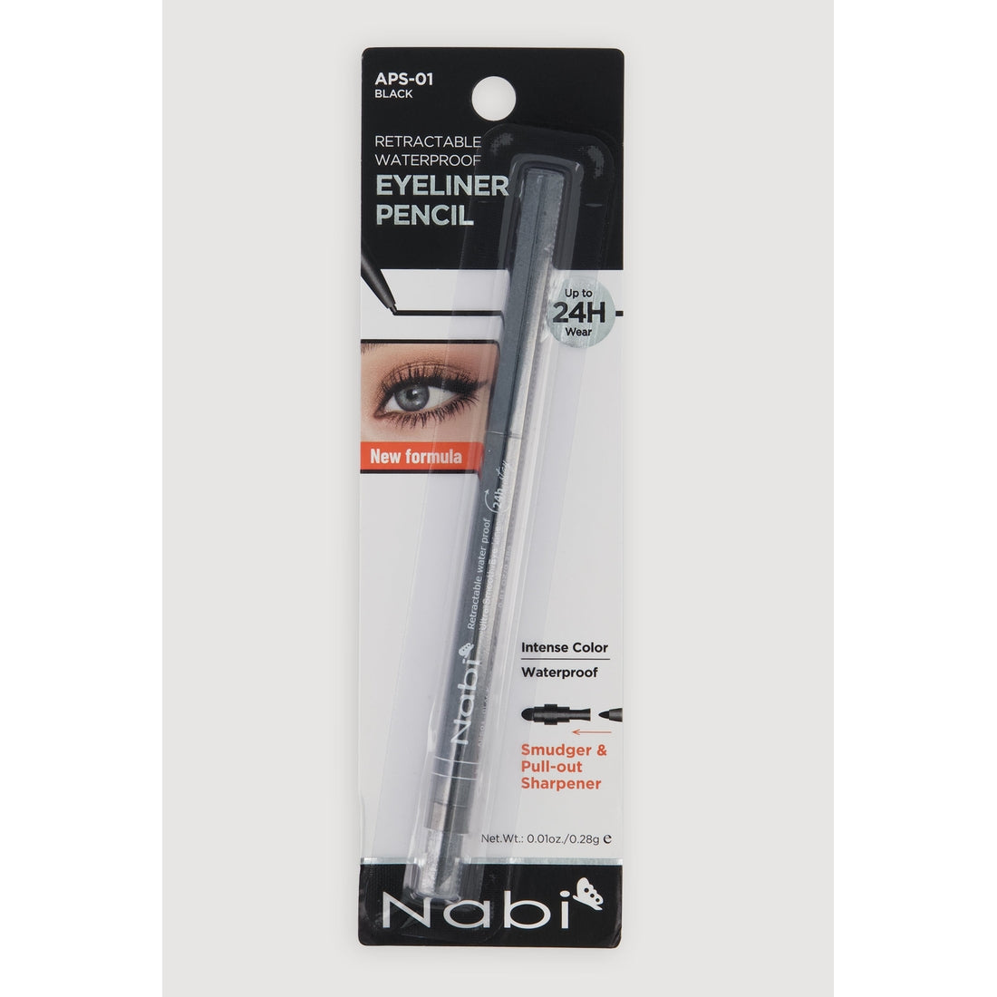 Womens Retractable Waterproof Eyeliner Pencil