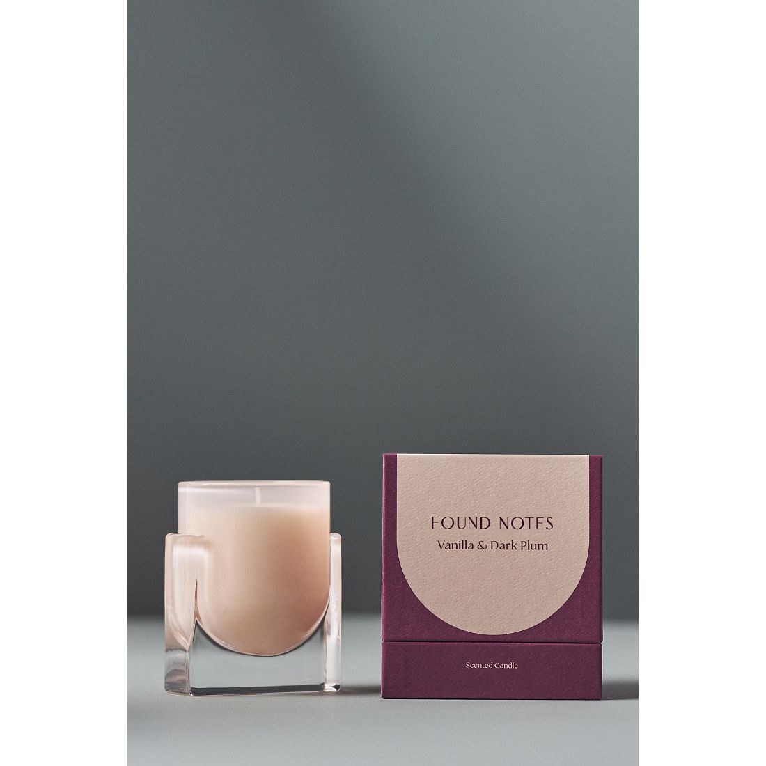 Found Notes Fruity Vanilla & Dark Plum Candle by Found Notes by Anthropologie