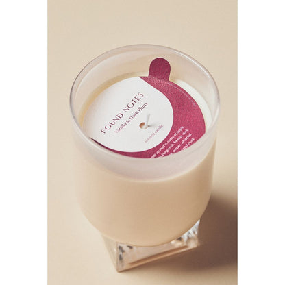Found Notes Fruity Vanilla & Dark Plum Candle by Found Notes by Anthropologie