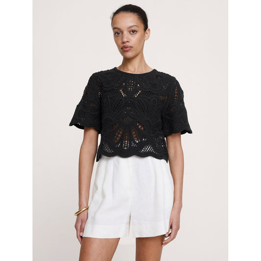 Women's Crochet Lace Top