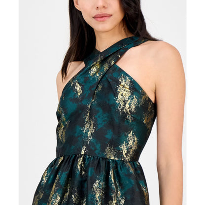 Anne Klein Women's Crisscross Sleeveless Midi Dress