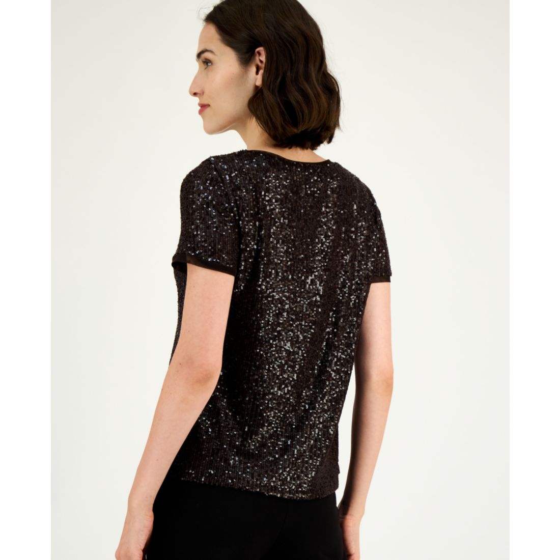 Anne Klein Women's Sequined T-Shirt