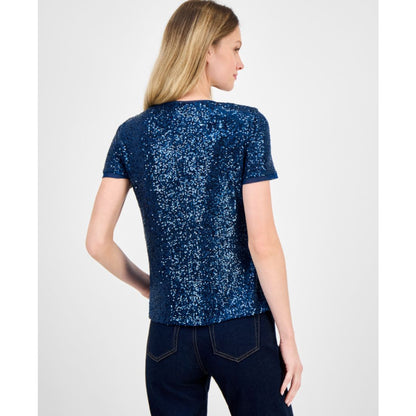 Anne Klein Women's Sequined T-Shirt