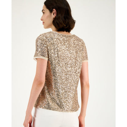 Anne Klein Women's Sequined T-Shirt