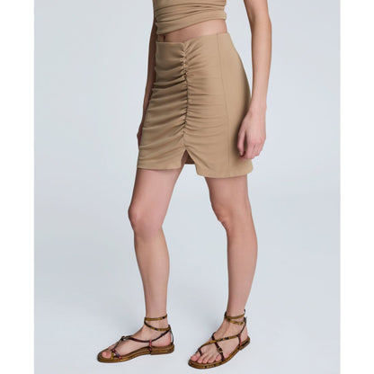 Kenneth Cole Women's Pull On Ruched Mini Skirt