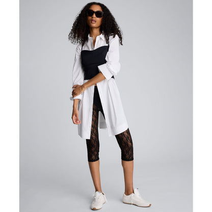 Kenneth Cole Women's Blouson Sleeves Mini Shirt Dress
