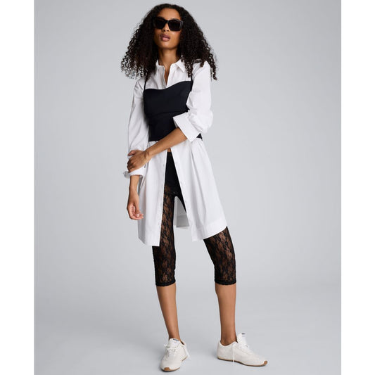 Kenneth Cole Women's Blouson Sleeves Mini Shirt Dress