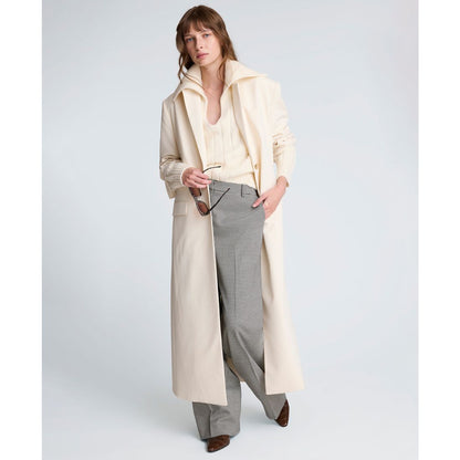 Kenneth Cole Women's V-Neck Wide Rib Polo Sweater